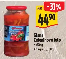 Albert Giana zeleninové lečo nabídka