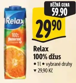 Albert Relax 100% džus nabídka