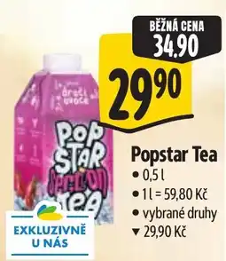 Albert Popstar Tea nabídka