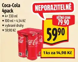 Albert Coca-Cola 4pack nabídka