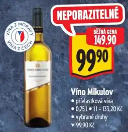 Albert Víno Mikulov nabídka