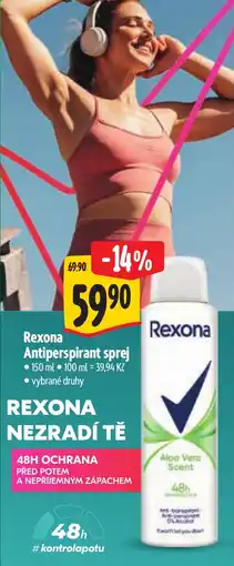 Albert Rexona Antiperspirant sprej nabídka