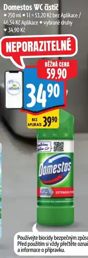 Albert Domestos WC čistíc nabídka