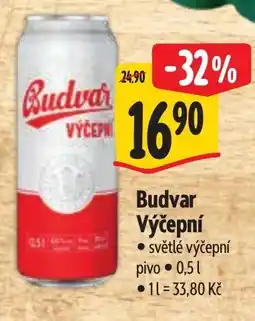 Albert Budvar Výčepní nabídka