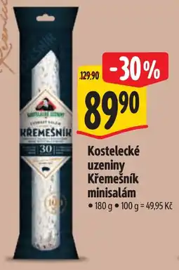 Albert Kostelecké uzeniny Křemešník minisalám nabídka