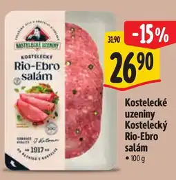 Albert Kostelecké uzeniny Kostelecký Rio-Ebro salám nabídka