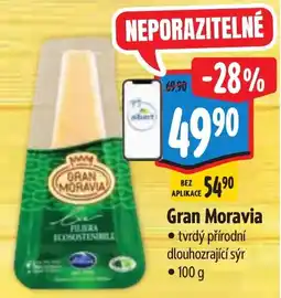 Albert Gran Moravia tvrdý přírodní dlouhozrající sýr nabídka