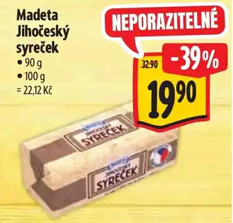 Albert Madeta jihocesky syrecek nabídka