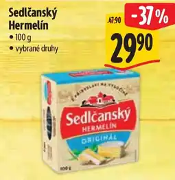 Albert Sedlčanský Hermelín nabídka