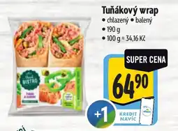 Albert Food Bistro Tuňákový wrap nabídka