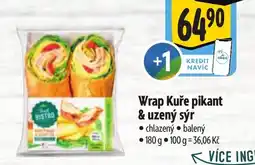 Albert Fresh Bistro Wrap Kuře pikant & uzený sýr nabídka