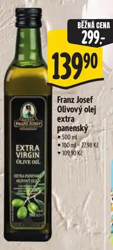Albert Franz Josef olivový olej extra panenský nabídka