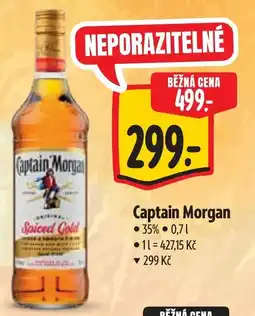 Albert Captain Morgan Spiced Gold nabídka