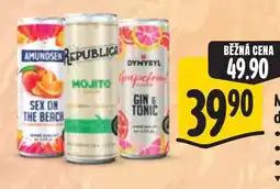 Albert Amundsen Sex On The Beach Republica Mojito Dynybyl Grapefruit Gin & Tonic nabídka