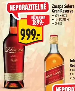 Albert Zacapa Solera Gran Reserva nabídka