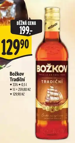 Albert Božkov Tradiční nabídka