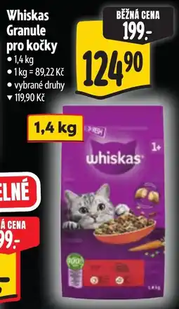 Albert Whiskas Granule pro kočky nabídka