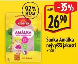 Albert Krasno šunka amálka nabídka