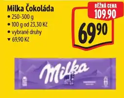 Albert Milka čokoláda nabídka