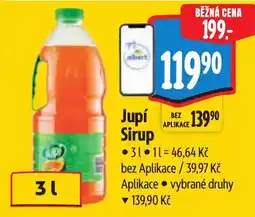 Albert Jupí Sirup nabídka