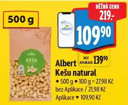 Albert Albert Kešu natural nabídka