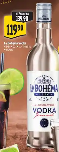 Albert La Bohéma vodka nabídka