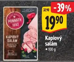 Albert Ponnath kapiový salám nabídka