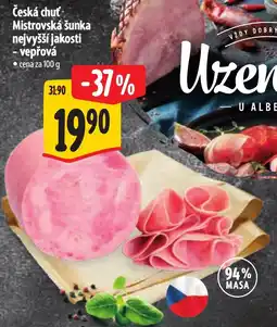 Albert Uzena Mistrovská šunka vepřová nabídka