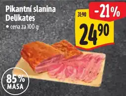 Albert Delikates Pikantní slanina nabídka