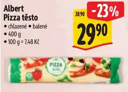 Albert Albert Pizza těsto nabídka