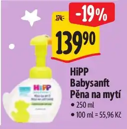 Albert HiPP Babysanft Pěna na mytí nabídka