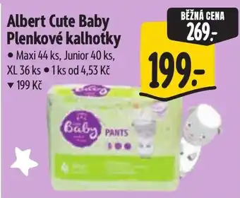 Albert Albert Cute Baby Plenkové kalhotky nabídka