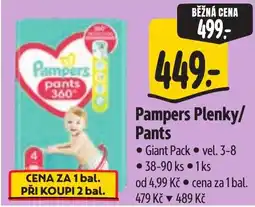 Albert Pampers Plenky/Pants nabídka