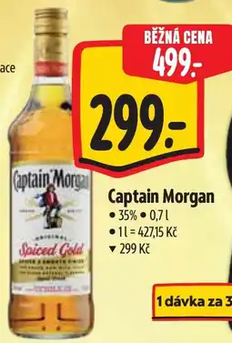 Albert Captain Morgan Spiced Gold nabídka