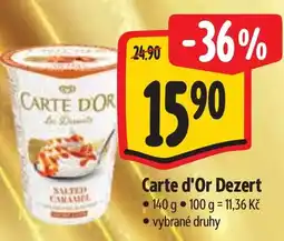 Albert Carte d'Or Dezert nabídka