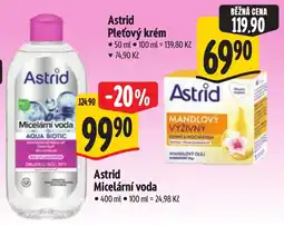 Albert Astrid micelární voda nabídka