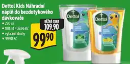Albert Dettol Kids náhradní náplň do bezdotykového dávkovače nabídka