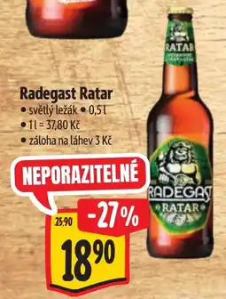 Albert Radegast Ratar nabídka