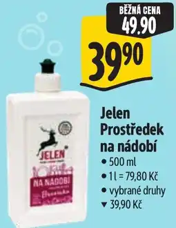 Albert Jelen prostředek na nádobí nabídka