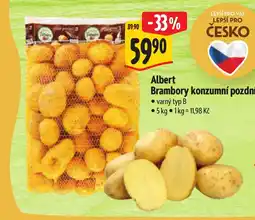 Albert Albert brambory konzumní pozdní nabídka