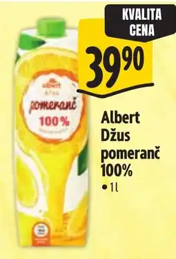 Albert Albert Džus pomeranč 100% nabídka