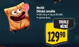 Albert Nestlé Dětské cereálie nabídka