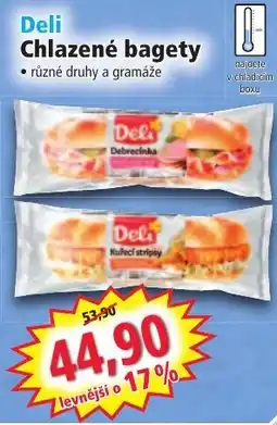 Norma Deli chlazené bagety nabídka