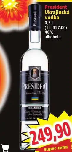 Norma President ukrajinská vodka nabídka