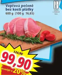 Norma Vepřová pečeně bez kosti plátky nabídka