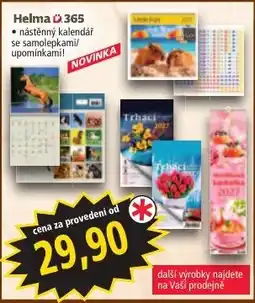 Norma Helma 365 nástěnný kalendář se samolepky upomínkami nabídka
