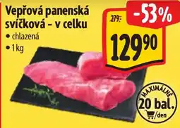 Albert Vepřová panenská svíčková nabídka