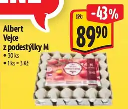 Albert Albert Vejce z podestýlky M nabídka