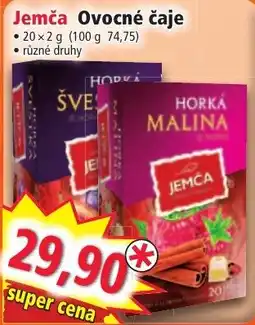 Norma Jemča ovocné čaje nabídka