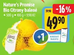 Albert Nature's Promise Bio Citrony nabídka
